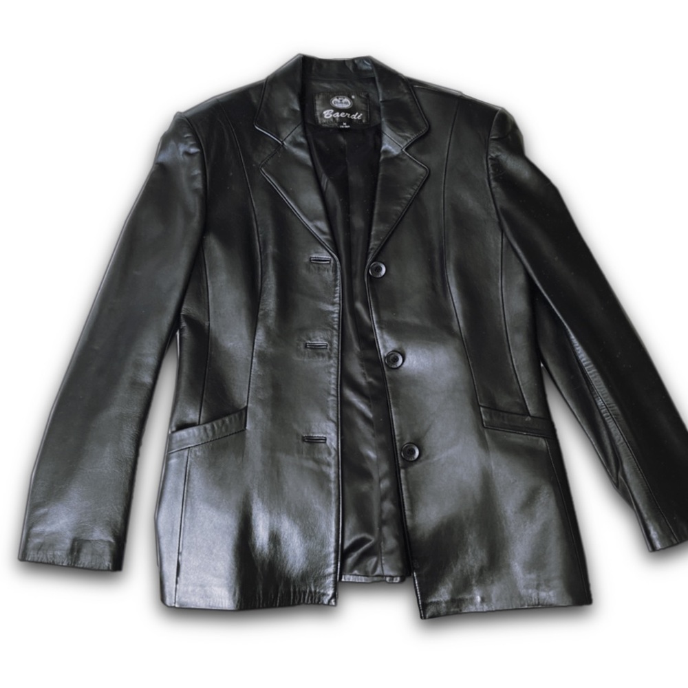 baerdi vintage genuine leather jacket